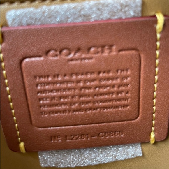 Coach Rogue Top Handle Bag In Colorblock Brass/Hay Multi NWT - Picture 14 of 16